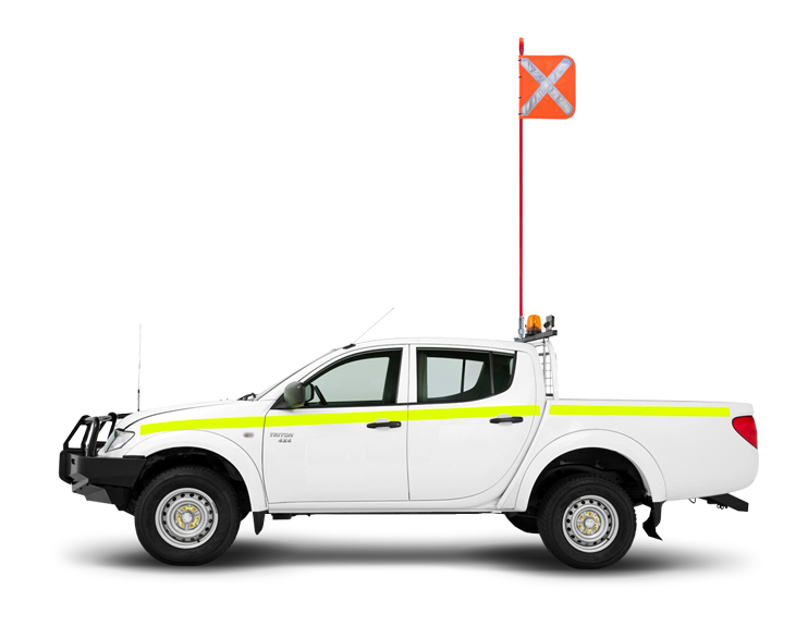 How long does the safety flag need to be?